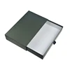 12 years factory customized high quality black paper cd drawer sliding sleeve envelope cd package gift paper box