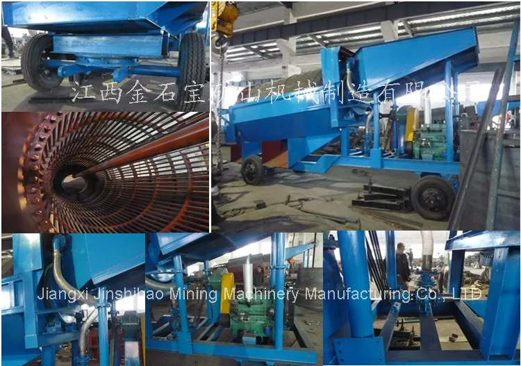 Gold Mine Portable Trommel Sieving Machine - Buy Mine Portable Trommel ...