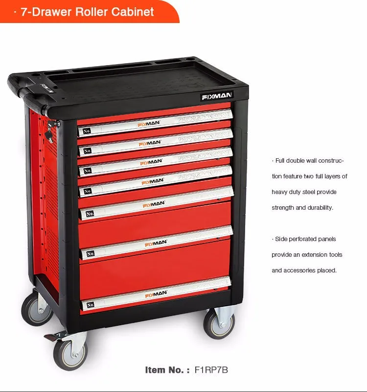 Fixman Mobile Tool Box 7 Drawer Tool Cart With Wheels Buy Cheap