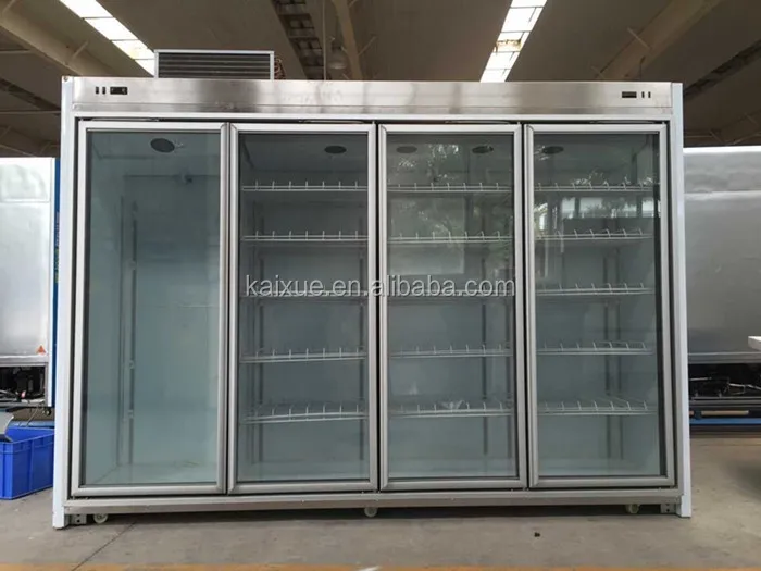 Upright 4 Door Commercial Refrigerator For Supermarket Buy 4 Door