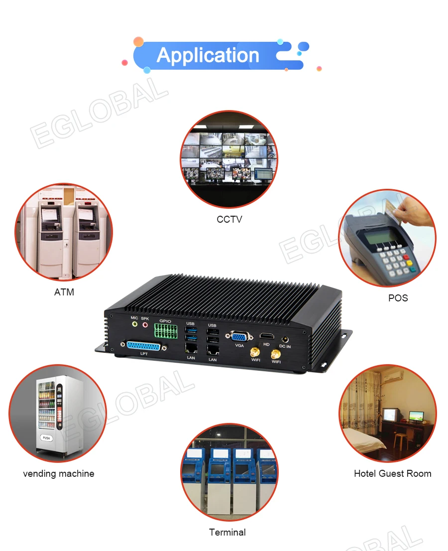 Iot Embedded Industrial Computer Intel Core I5 4200u/i7 4500u