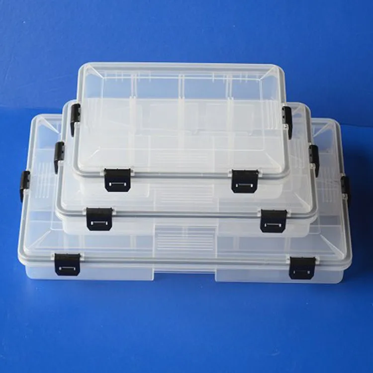 Clear Plastic Waterproof Fishing Tackle Box - Buy Waterproof Fishing ...