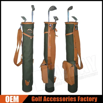 Factory Custom Sunday Leather Golf Bag Canvas Pencil Factory Custom Sunday Leather Golf Bag Canvas Pencil Bags