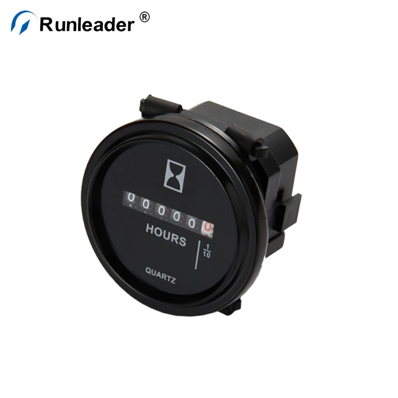 Runleader Round Mechanical Engine Hour Meter For Generator Boat Snowmobile Lawn Mower Utility Tractor Vehicles Runleader Round Mechanical Engine Hour Meter For Generator Boat Snowmobile Lawn Mower Utility Tractor Vehicles