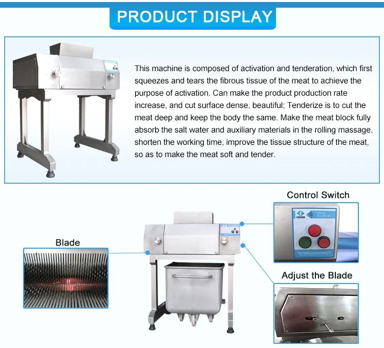 Hn120 Commercial Meat Tender Machine For Sale Buy Meat Tenderizing