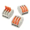 450V Universal Compact Wire Wiring Connectors electric terminal block 222-412/3/5 Lever Nut Wire Connectors