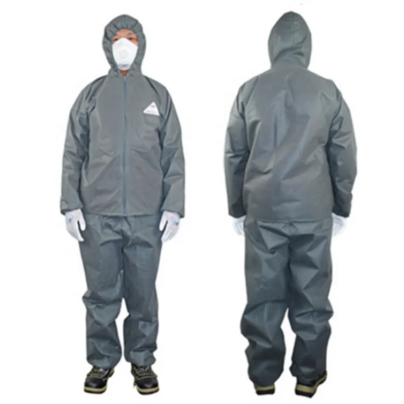 2019thick Dustproof Clothing Split Hooded Protective Clothing Nonwoven