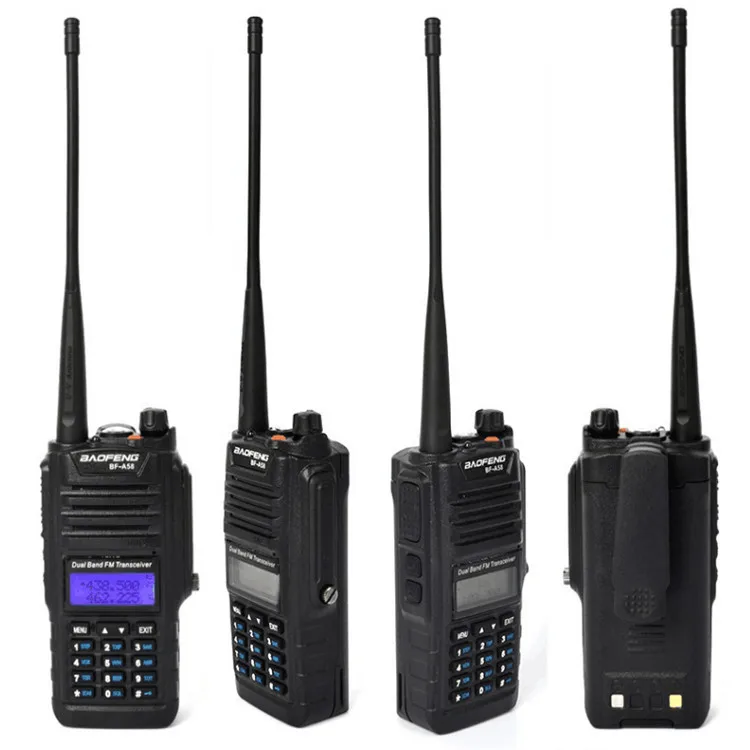 Waterproof walkie talkie IP67 baofeng uv-a58 Anti Dust 2-way Dual Band Radio 136-174/400-480 MHZ 128ch 10w hf transceiver