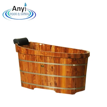 tub wooden bath barrel larger wood