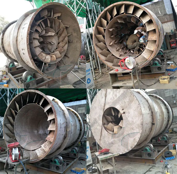 Low Price Small Triple Drum Garnet Sand Rotary Dryer Machine Drying Equipment For South Africa