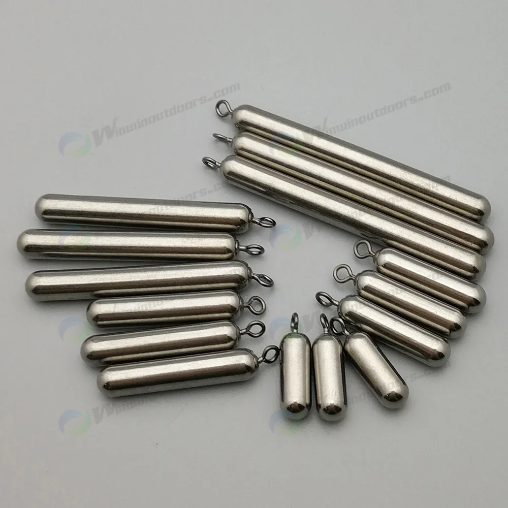 thumbnail image 2 of MUUMM 30pcs Tungsten Drop Shot Weights - Skinny Free Rig Sinkers 1/16 To 1/2oz Kit 2 of 13