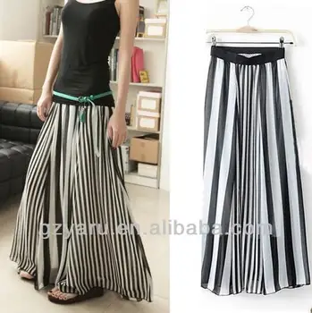 maxi rok blauw wit gestreept maxi rok blauw wit gestreept