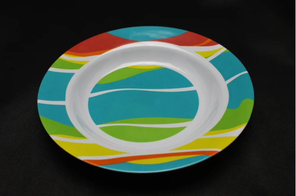 100%melamine meal plate