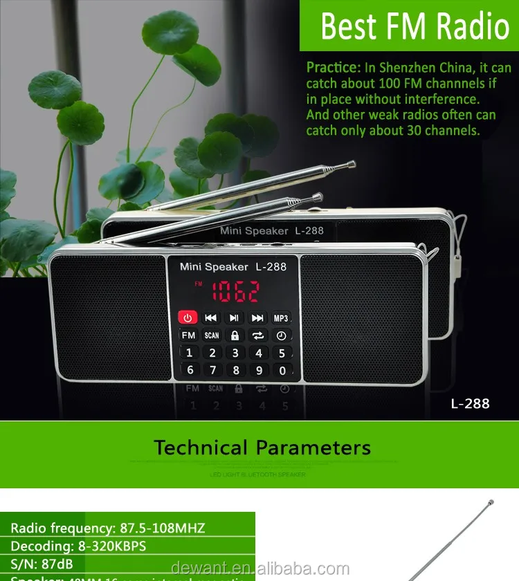 D-288 Digital mp3 player stereo speaker blue wireless speaker with radio.jpg