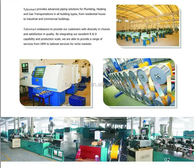 Natural Gas Pipe System16 Flexible Natural Gas Plastic Pipe Pe Al Pe