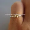 Simple tiny sterling silver bee ring