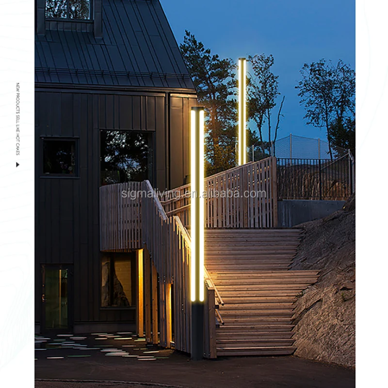 Nordic style eco-friendly garden light Led stick light