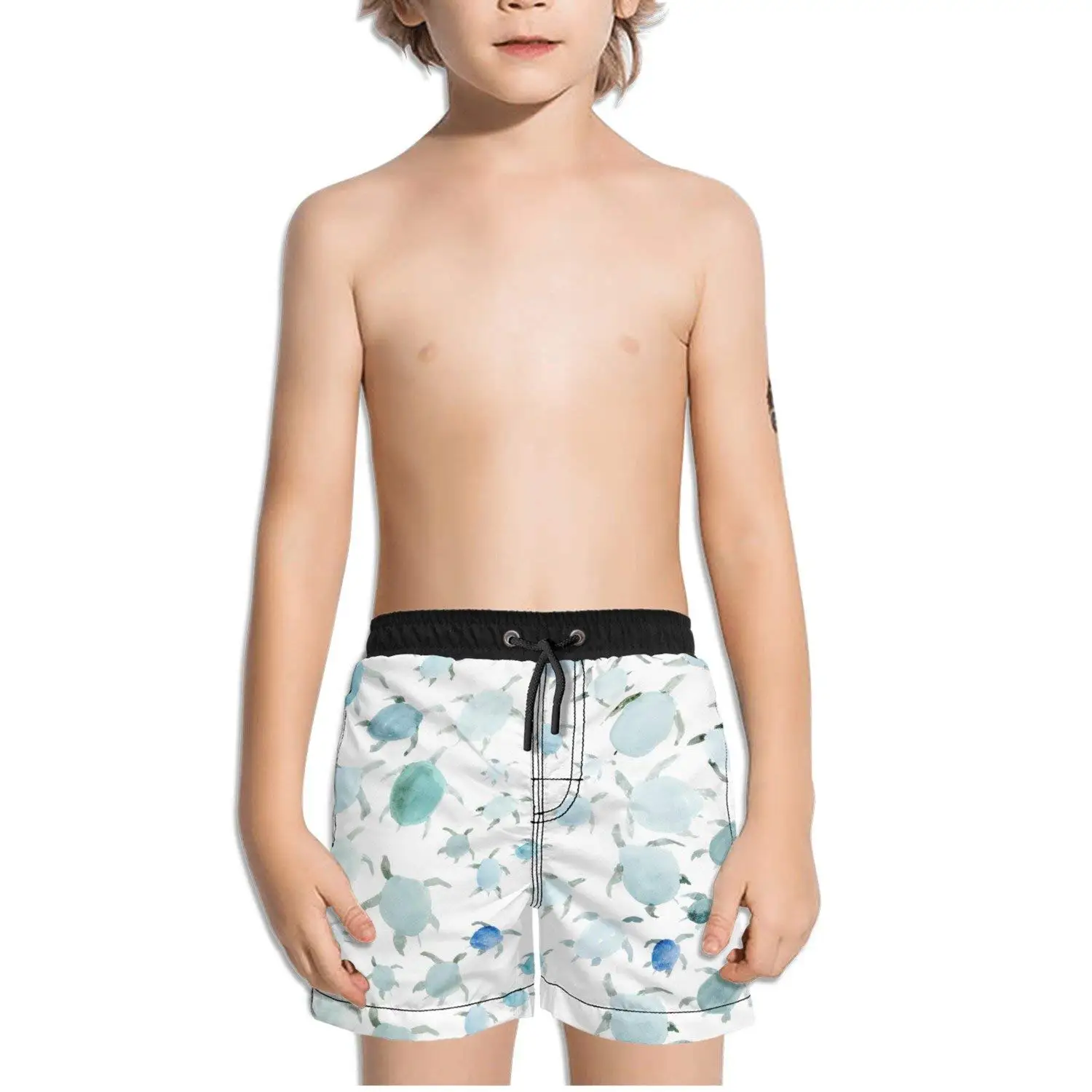 PCP Chevron Kids Printed Swim Shorts