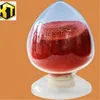Granular ferric red oxide paint pigment for raw materials