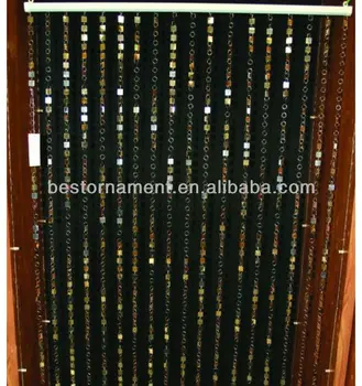 Lightweight Shiny Light Gold Metallic Beaded Curtain Buy Bead Curtains For Windows Hanging Door Beads Curtain Beaded Door Curtain Product On