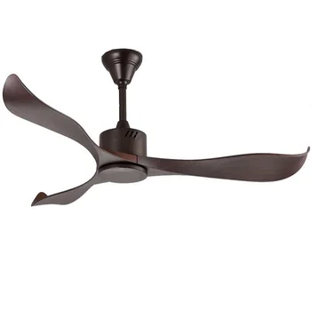 Vintage Industrial Bent Plastic Blades Modern Design Bedroom Ceiling Fan No Light Buy Ceiling Fan No Light Plastic Outdoor Ceiling Fan Brown