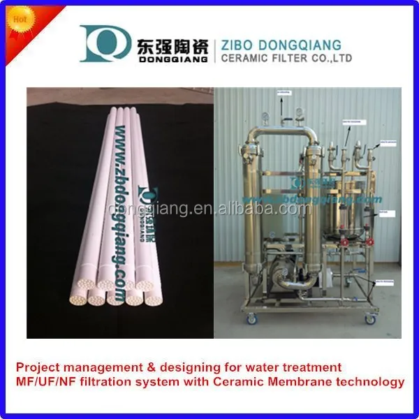 Al2o3,Zirconia Ceramic Membrane Filter Tube For Filtration Of Chemical