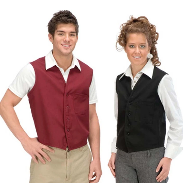 Fasion Style Waistcoat Uniform Hotel Restaurant Waiter Vest Buy