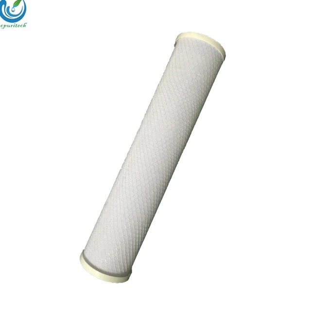 10 inch 10 micron activated carbon CTO water filter cartridge