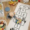 Super cheap digital checkers cartoon children crawling mat print infant puzzle 100% cotton game pad playing mat