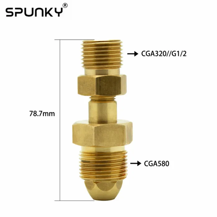 Adattatore Da CGA-320 A CGA-580 Per Regolatore Di Argon - Foto 8