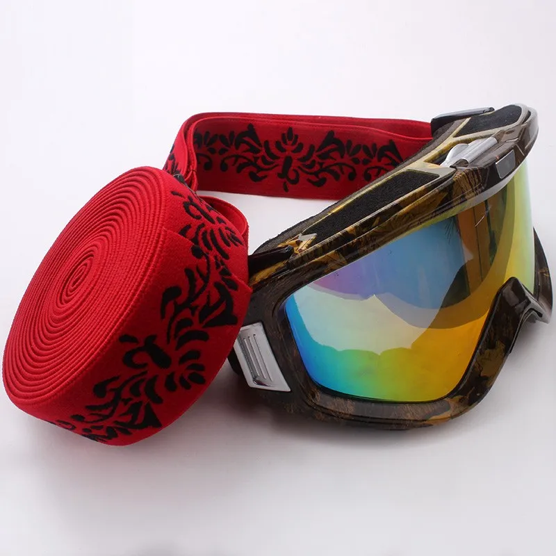 Custom Reliable And Durable Elastic Snowboard Ski Goggles Straps Band