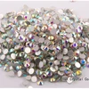 Wholesale Crystal AB high quality non hot fix DMC with ss6-ss34