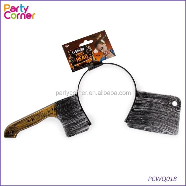 Halloween Fake Knife Through Head Horror Scary Headband Buy Halloween