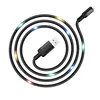 HOCO U63 Spirit charging data cable for iPhone 7 8 voice-activated flashing light charger cable for iPhone x