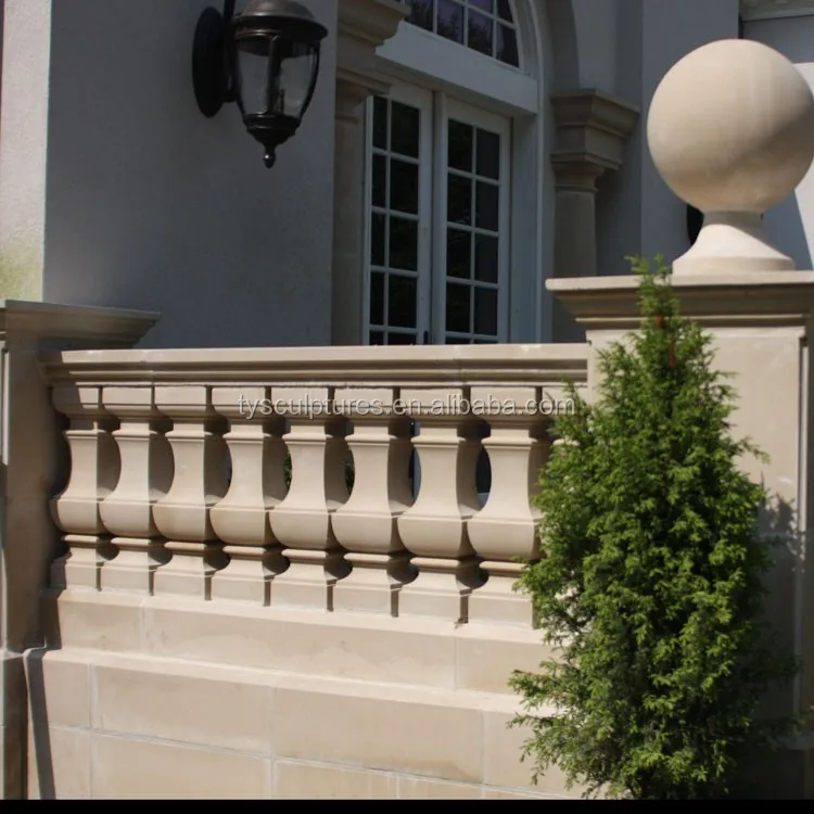 Indoor Or Outdoor Decorative Ledge Stone Columns Balcony Balusters Railing Buy Ledge Stone
