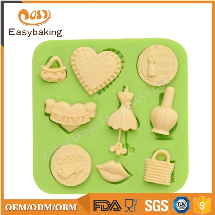 ES-1755 Fondant Mould Silicone Molds for Cake Decorating