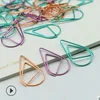 water drop wire paper clip steel metal clip