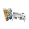 Custom Printing promotion gift google cardboard VR Cardboard 3d glasses , OEM wholesale cardboard VR