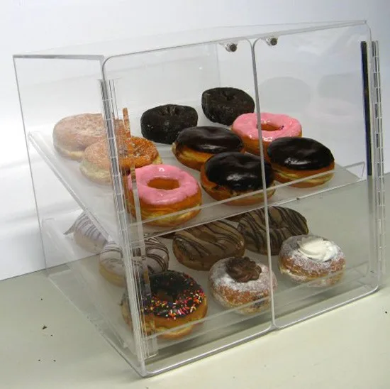 Shop Donut Display Case,Self Service Clear Acrylic Donut Pastry Display