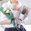 2 tone colors two sides waterproof wrapper Korean style Mini bouquet flower paper
