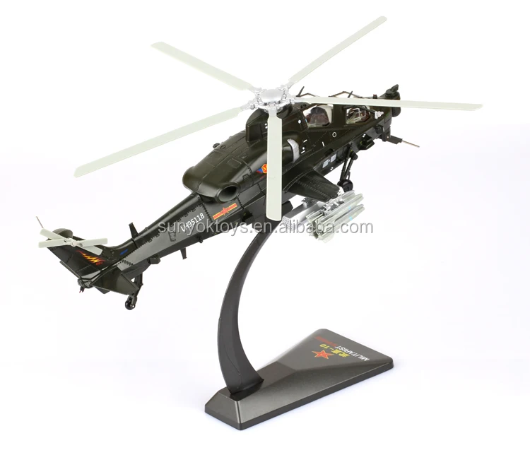 Details about   Military Aircraft Model Chinese Gunship CAIC Z-10 Alloy Ornaments Toy 1:48 Model 