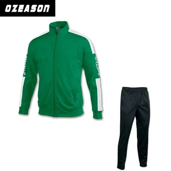 green jogging suit