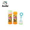 Cartoon pattern yellow outdoor play bubbles making toys bubble solution for kids