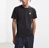 Custom Embroidered flame men's t shirt Cotton blend cheap fashion pre-shrunk t-shirt wholesale