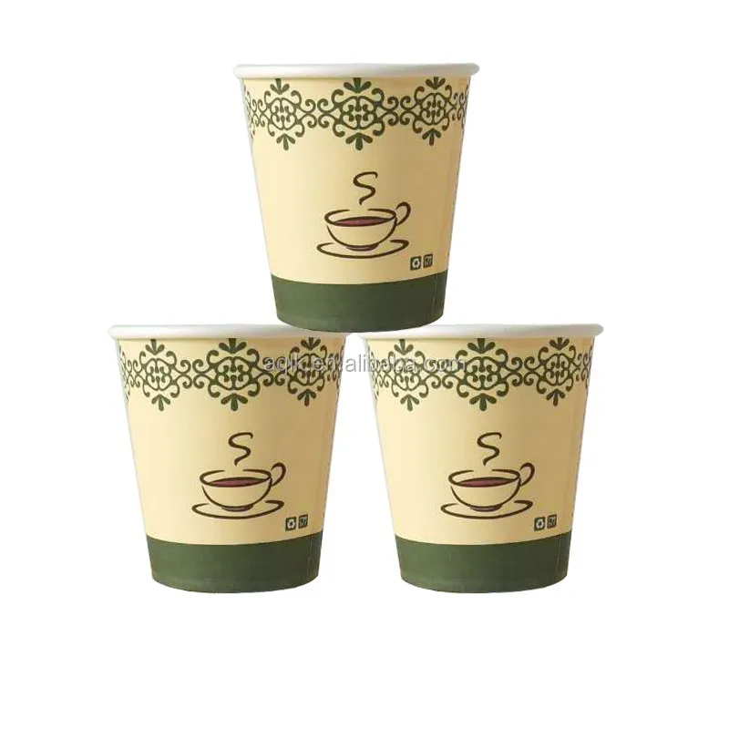 Novel Design Popular With Saudi Arabian 6oz Single Wall Cafe Paper Cup