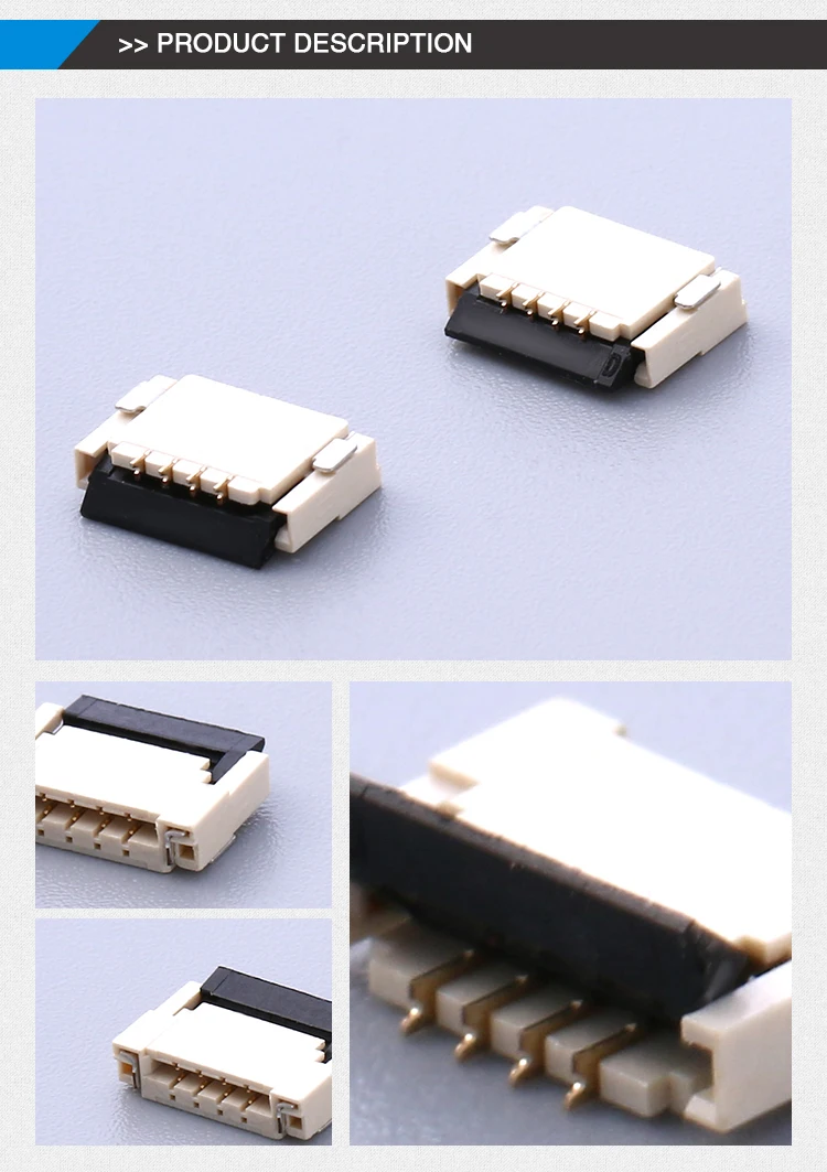 1.0mm pitch FPC connector