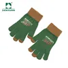 Five Finger Touch Screen Gloves acrylic fiber winter knitting gloves
