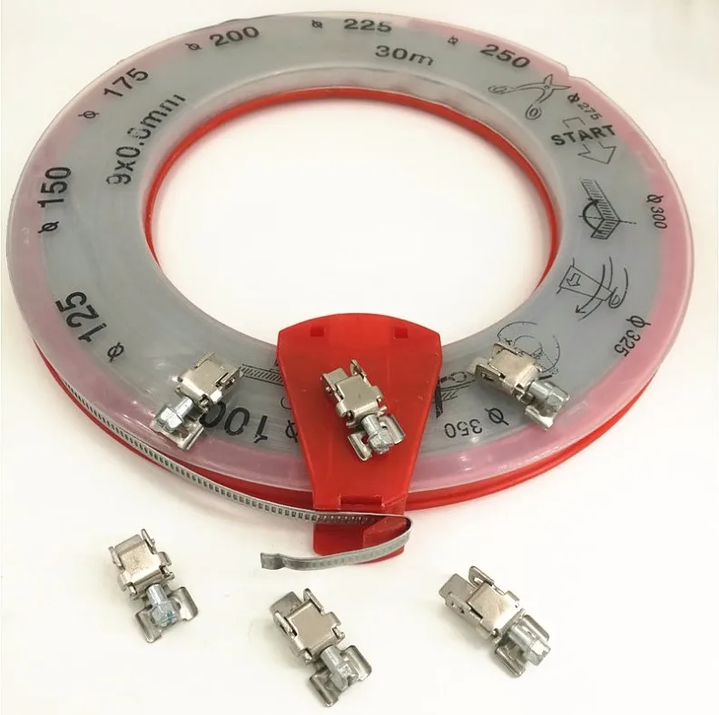 3000mm Length 9mm Bandwidth German Type Nonperforated Band Roll Hose