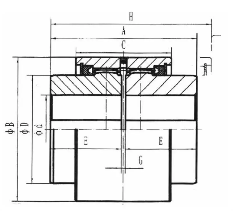 Motor used universal joint bearing