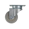 High quality gray color heat resistant removable pvc caster wheels